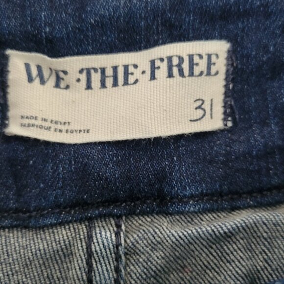 We The Free Jayde Flare Jeans Dark Blue Size 31 - Picture 8 of 10